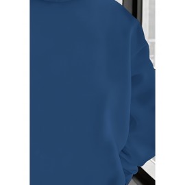 Men'S Oversized Fleece-Lined Hooded Sweatshirt with Surf & Beach Graphic Print - 100% Micro-Elastic Knit, Kangaroo Pocket, Surfing Surf Co. Design, Surfing-Themed Casual Pullover for Surfing, Beachwear & Everyday Comfort (Large Size) - Ideal Gift fo