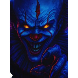 Men's 3D Clown Print Hooded Sweatshirt - Soft Fabric Regular/Loose Fit Long Sleeve Hoodie with Vivid 3D Clown Face Pattern, Clown Costume for Horror Themed Outfits, Streetwear & for halloween Clothing (Machine Washable) for men, PLUS SIZE