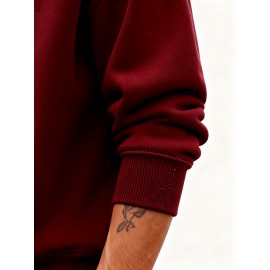 Customizable Men'S Hoodie - Personalized Front & Back Printing with Your Photo/Text/Logo - Soft Pullover Sweatshirt, Loose Fit Hooded Sweatshirt with Pockets, Durable Fabric for Corporate Branding, Birthday Gifts & Streetwear - Custom Graphic Design