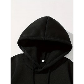 Men'S King Crown Print Hooded Sweatshirt - Royal & Golden Lettering, Winter Knit Fabric with Slight Stretch, Regular Fit Long Sleeve Pullover, Casual American Style Statement Piece for Everyday & Formal Wear - Ideal Gift for Men (KING Lettering Desi