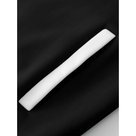 Men's Large Size Baseball Jacket A-69 Letter Print (A for Alpha, 69 for Number 6 & 9) - Plus Size Outerwear with Snap Closure & Pockets, Machine-Washable Polyester Spring/Fall Winter Casual Wear - Christmas Gift for Big & Tall Men, PLUS SIZE