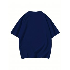 Men'S Plus Size Beige T-Shirt - 