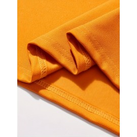 Men'S Plus Size Beige T-Shirt - 