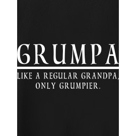 Funny Grandpa Saying T-Shirt - Plus Size Men's Heavyweight Tee with 