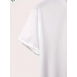 0302 XH JAPAN TOKYO Men's Casual Short Sleeve T-Shirt - Oversized Relaxed Fit, Bold TOKYO Graphic Print with Japanese Flag Design, Lightweight Summer Round Neck Top for Casual Attire, Comfortable Fabric, PLUS SIZE