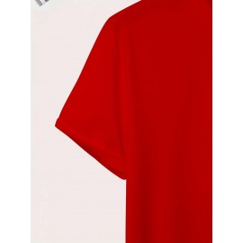 0302 XH JAPAN TOKYO Men's Casual Short Sleeve T-Shirt - Oversized Relaxed Fit, Bold TOKYO Graphic Print with Japanese Flag Design, Lightweight Summer Round Neck Top for Casual Attire, Comfortable Fabric, PLUS SIZE
