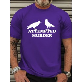 Plus Size Men'S Casual Crew Neck 