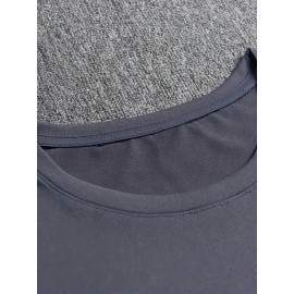 Men's Trendy Comfy T-Shirt - Cartoon Squirrel Print, Plus Size, Stretchy, Soft, Breathable for Summer Casual Wear