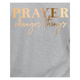 Men's Oversized Big & Tall Light Grey T-Shirt with Inspirational 