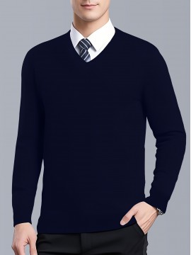 Men'S Plus Size V-Neck Sweater - Beige Casual Knit Sweater, Medium Stretch Fall/Winter Sweater for Everyday & Formal Outfits - Non-Bulky Layering Essential for Big & Tall Men, Winter Wardrobe, Classic Knitwear, Comfortable Fit, Versatile Top, Winter Clothing, Fall Fashion, Stylish Knitwear, Breathable Material, Knit Top, Big And Tall Men, PLUS SIZE, plus size clothes, Winter Outfits, Winter Clothing Collection, Plus Size Clothing | Casual Sweater | Stretchy Fabric